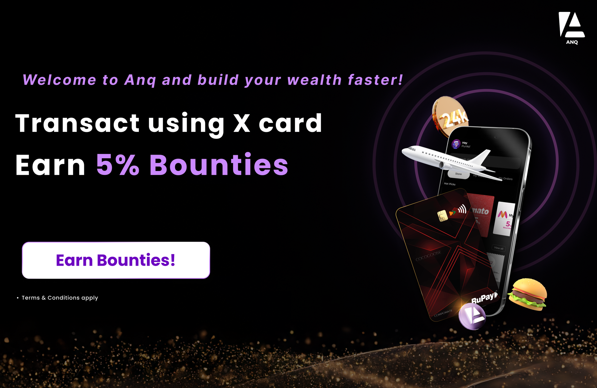 Welcome Bonus! Earn 5% Bounties