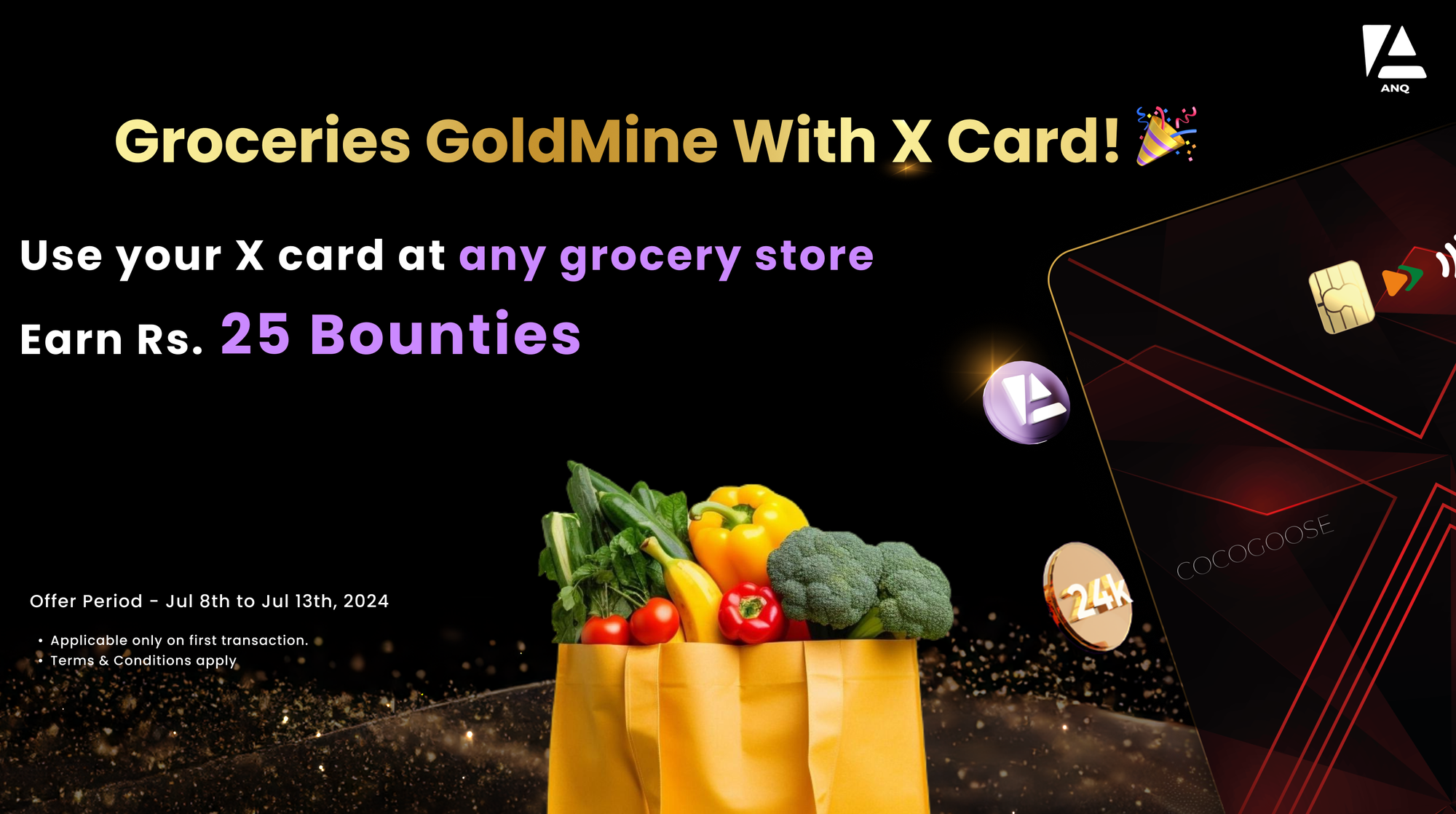 Grocery Goldmine: Rs. 25 Bounties!🛒💳