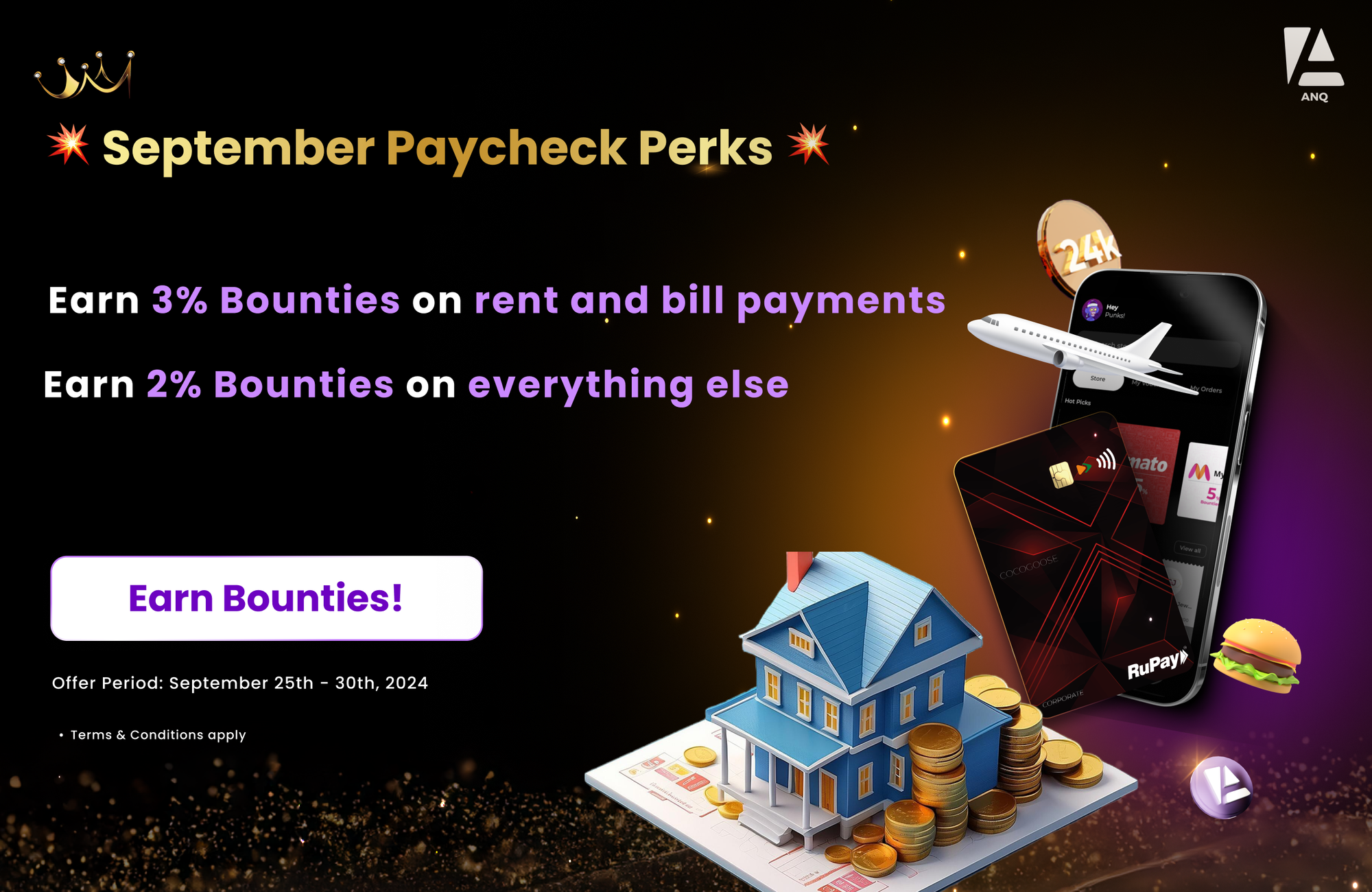 💥 September Paycheck Perks: Earn 3% Bounties! 💥