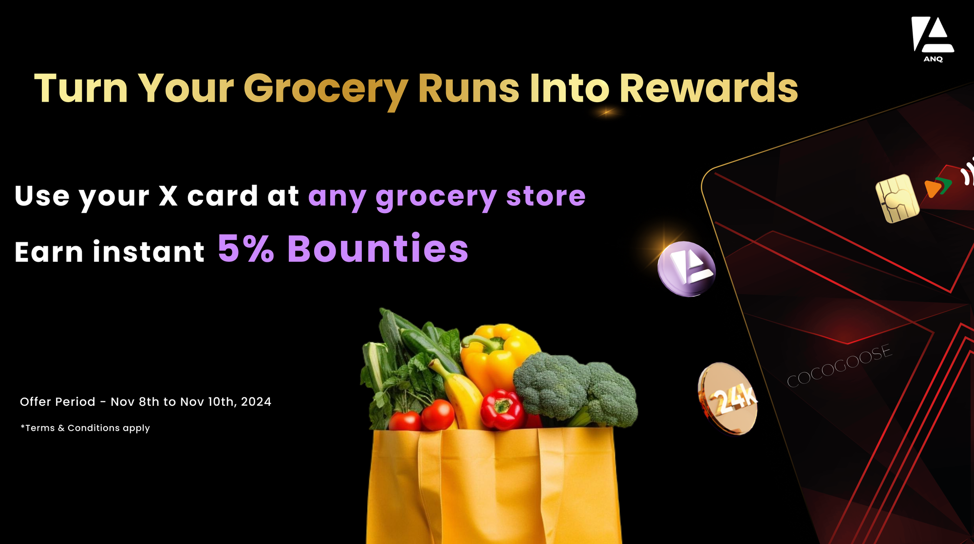 Turn Your Grocery Runs into Rewards with 5% Instant Bounties! 🛒