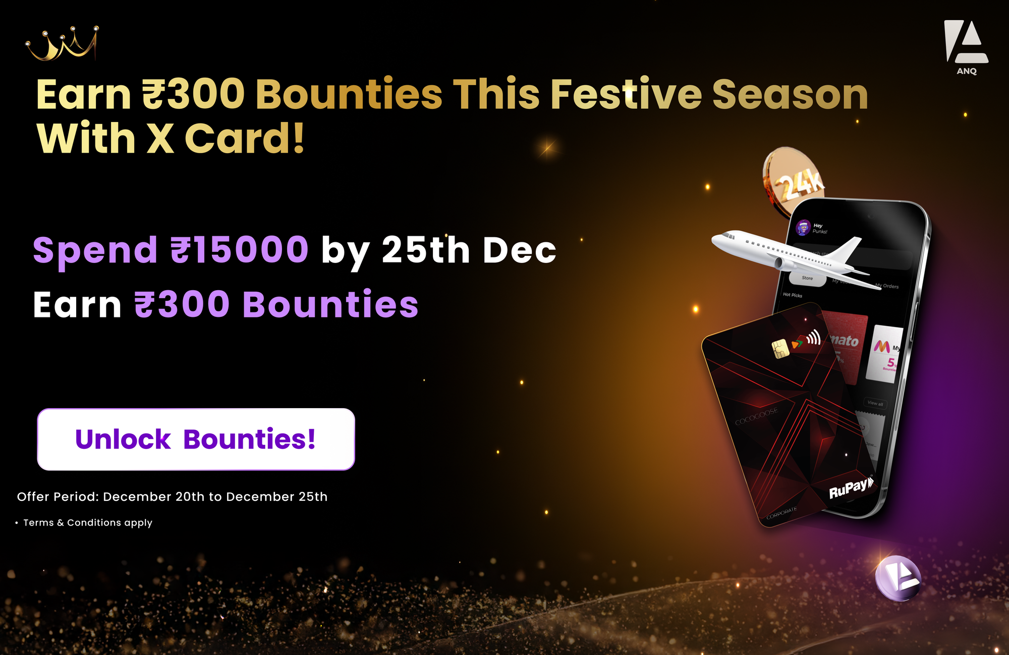 Earn ₹300 Bounties This Festive Season with X Card!