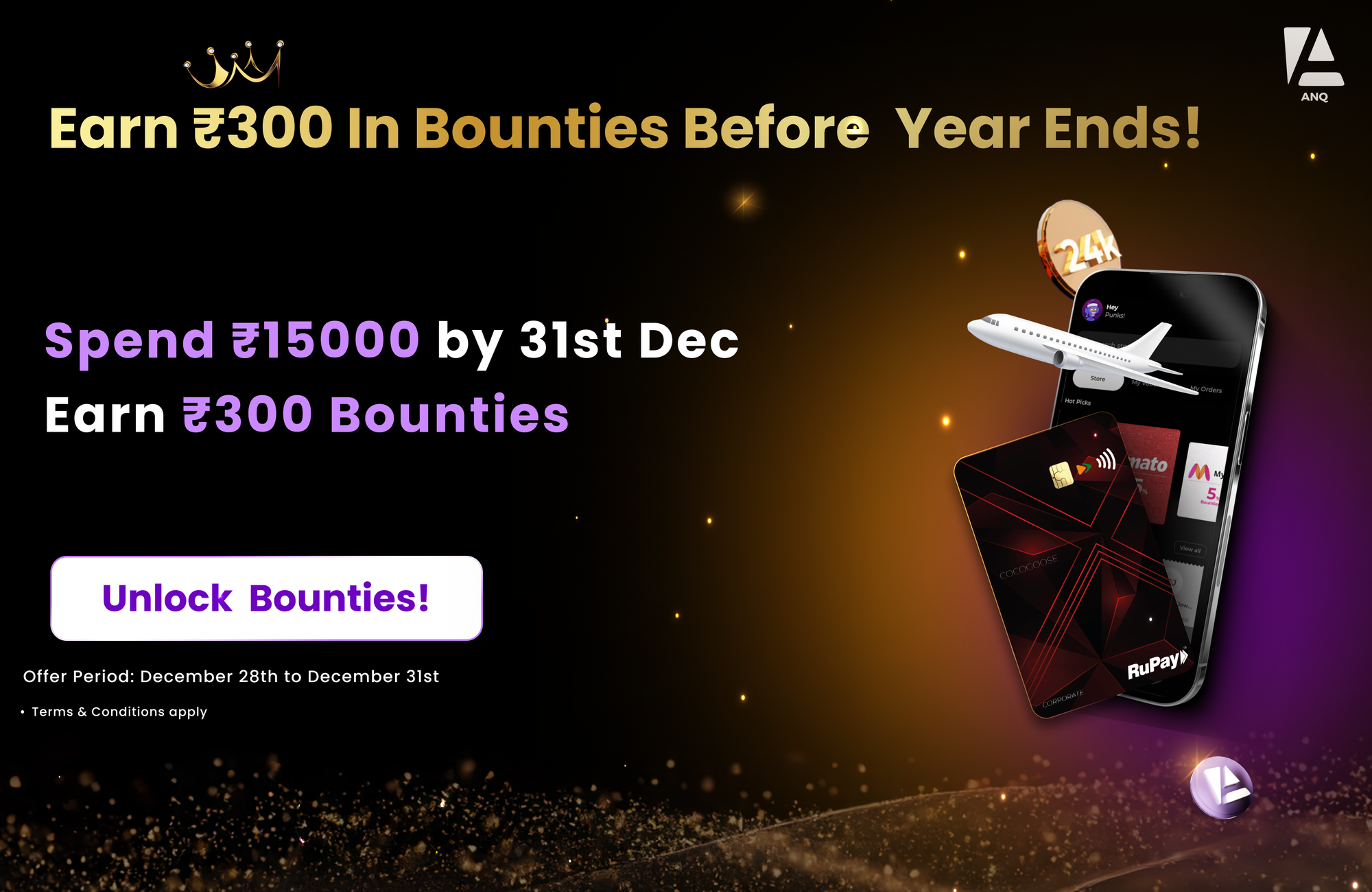 Earn ₹300 in Bounties Before the Year Ends!