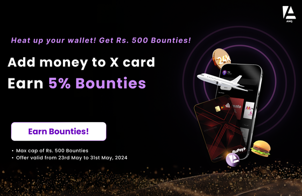 🔥Heat up your wallet! Get Rs. 500 Bounties! 🔥