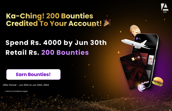 Ka-ching! 200 Bounties credited to your account! 🎉