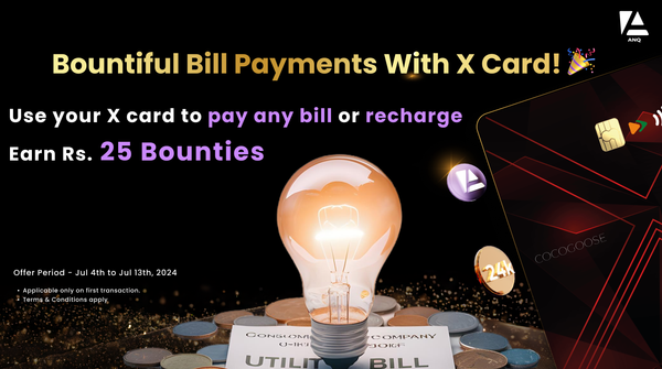 Bountiful Bill Payments with X card!