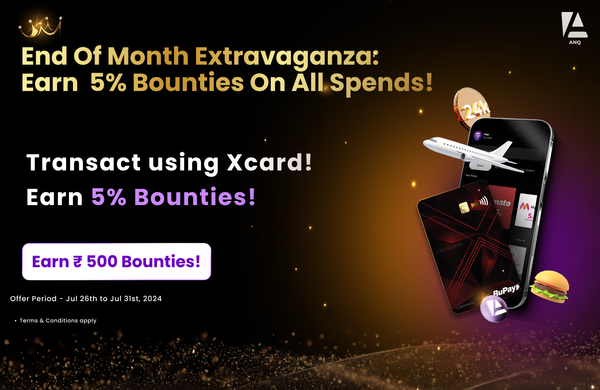 End of Month Extravaganza: 5% Bounties on all transactions