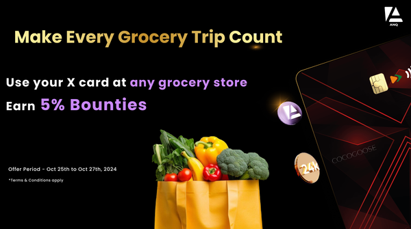 Make Every Grocery Trip Count: 5% Bounties Up for Grabs!