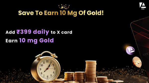 Save to Earn 10 mg of Gold!