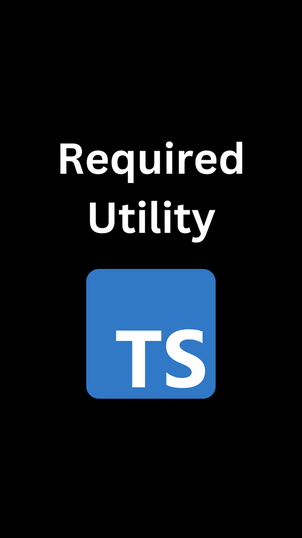 Required Utility 👨‍💻