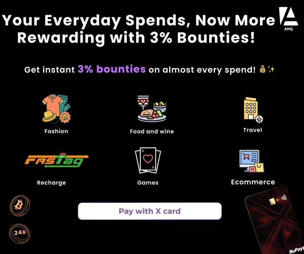 Your Everyday Spends, Now More Rewarding with 3% Bounties!